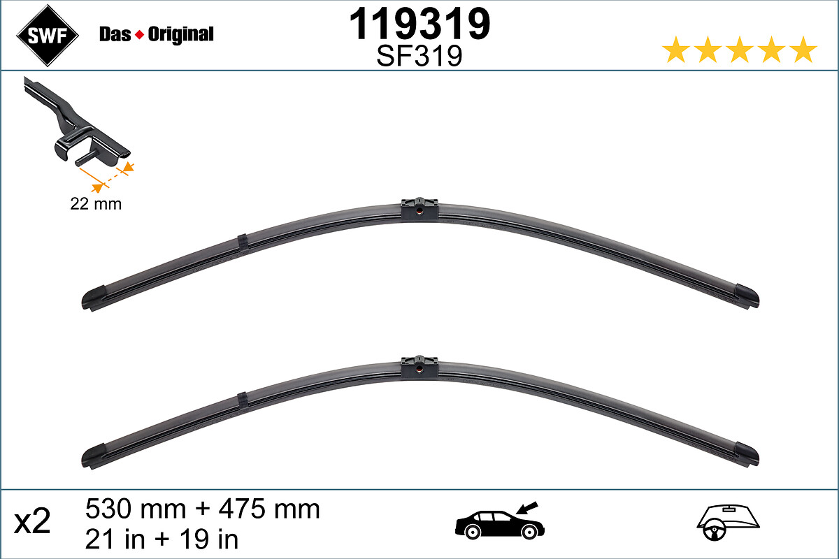 Lamela stergator VW GOLF IV (1J1) 1.6 16V  benzina 105 cai SWF 119319